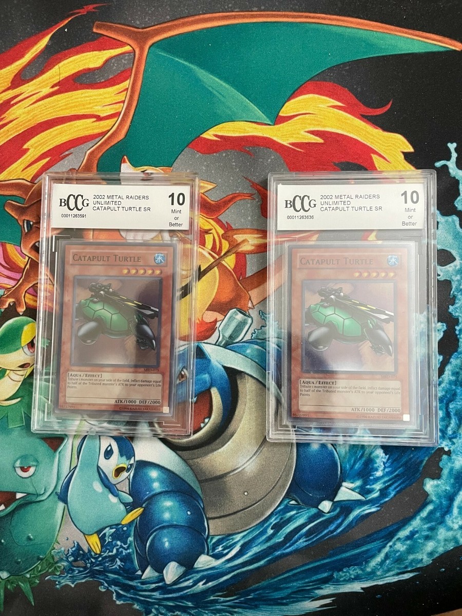 Yugioh MRD-075 Catapult Turtle BCCG Graded 10 Mint