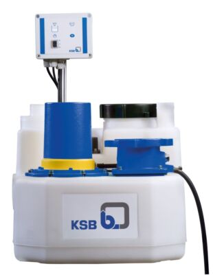KSB Hebeanlage Fäkalien Pumpe mini-Compacta U1.60 D  400V + Rückschlag 29131500