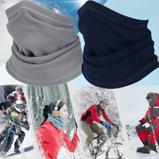 Winter Neck Warmer Gaiter Fleece Ski Face Mask Cover Tube Scarf for Cold Weather