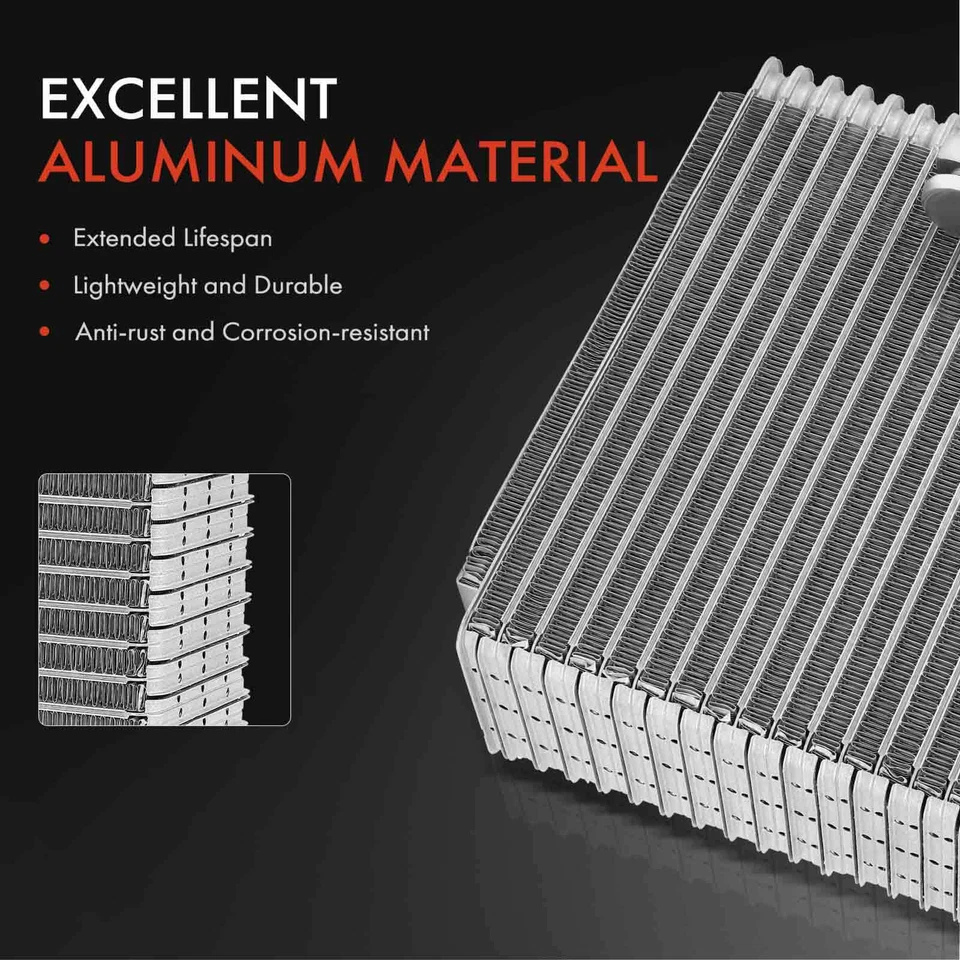 Placa y aleta de núcleo de evaporador de aire acondicionado de aluminio para Toyota Tercel 1991-1999 Paseo 92-93 Foto 3 de 4