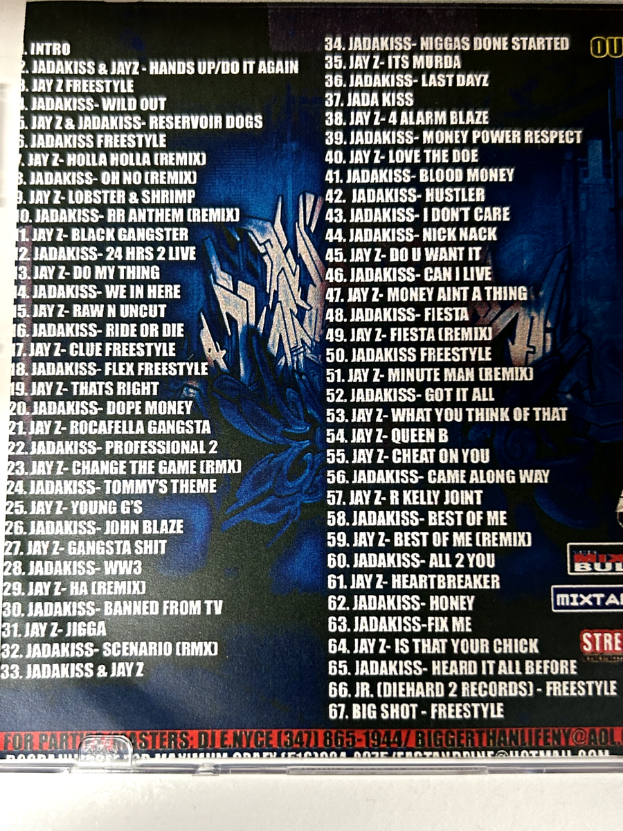 RARE DJ ENYCE BIGGER THAN LIFE JADAKISS VS JAY-Z PT.1 NYC MIXTAPE