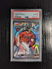 2023 Topps Finest Corbin Carroll Lava Refractor */100 Rookie #24 PSA 10