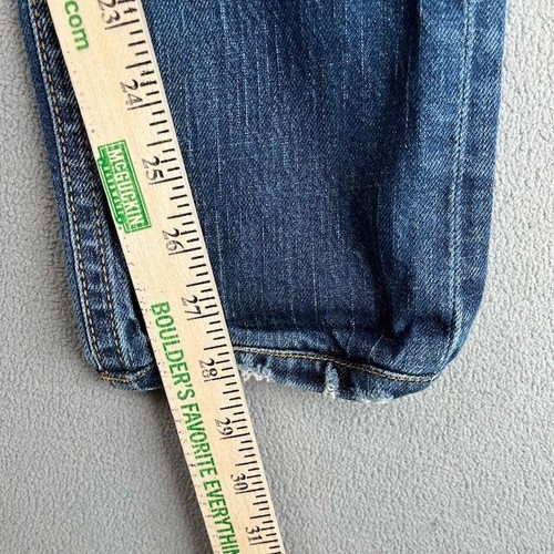 Diesel Jeans Mens 28x32 Blue Thommer Slim Skinny Thrashed Distressed Streetwear - Picture 15 of 18