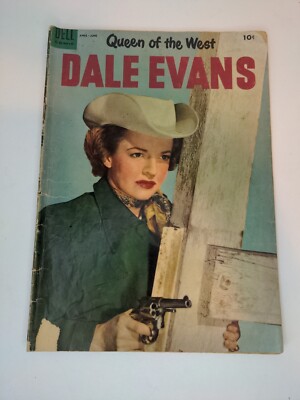 Queen of the West Dale Evans #7 1955-Photo cover- Russ Manning Golden Age dell