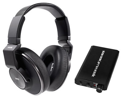 AKG K553 MK2 MKII Studio Monitoring Headphones+Rechargeable Headphone Amplifier