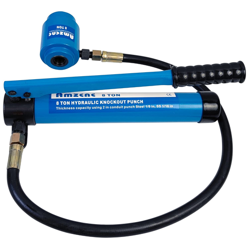 Hydraulic Knockout Punch Electrical Conduit Hole Cutter Set Tool Kit 1/2"-2 inch - Picture 4 of 12