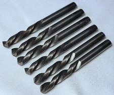 #11 Left Hand Screw Machine Drill Bit HSS 118° Point Standard Tool 6 Pack