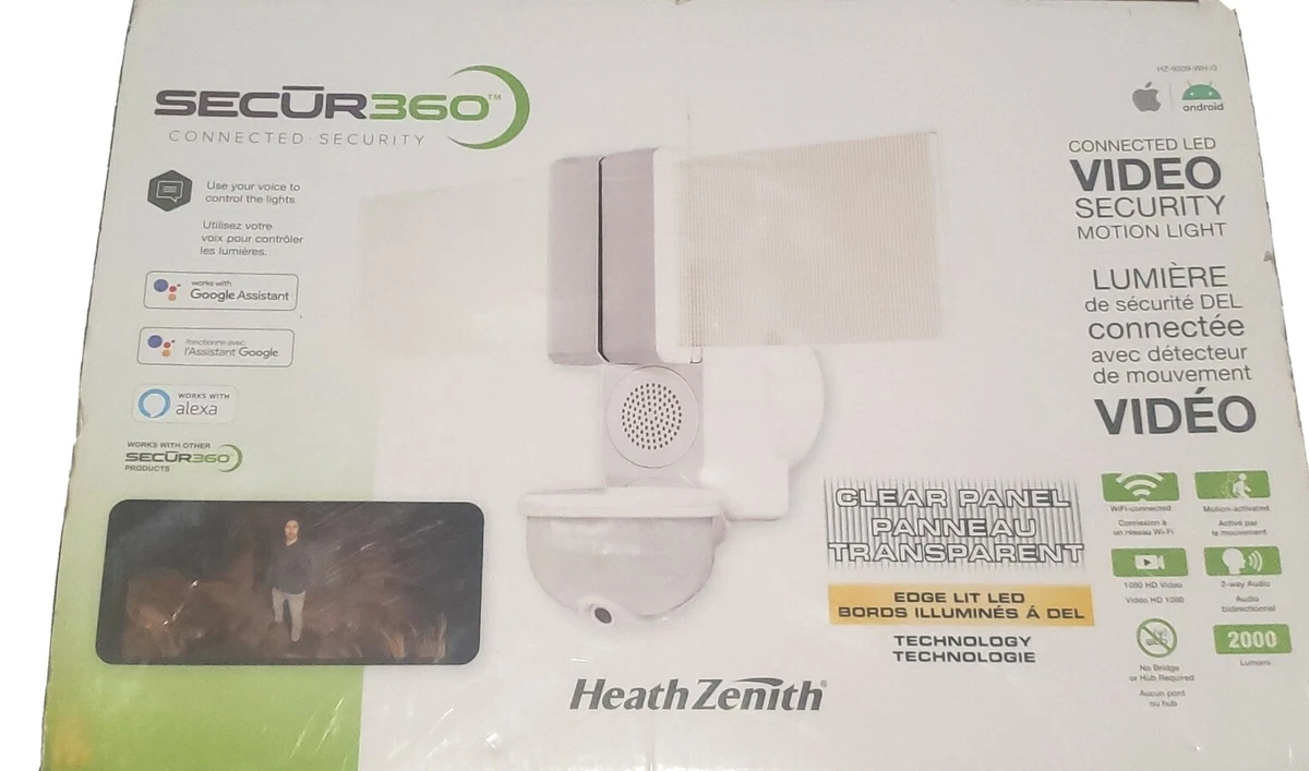 Secur360 video 2024 security motion light