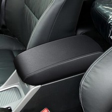 Car Center Console Box Armrest Cover Pad For Honda Civic 2012-2015 Faux Leather