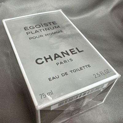 Chanel EGOISTE PLATINUM Pour Homme EAU DE TOILETTE 75ml w/ Sealed