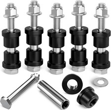 Golf Cart Rear Leaf Spring Bushing Kit with Screws Nuts for EZGO TXT/Medalist 19
