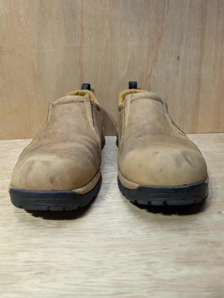 Roper Waterproof Slip On Shoes Men's 8.5 Brown Leather Western - Image 4 of 4