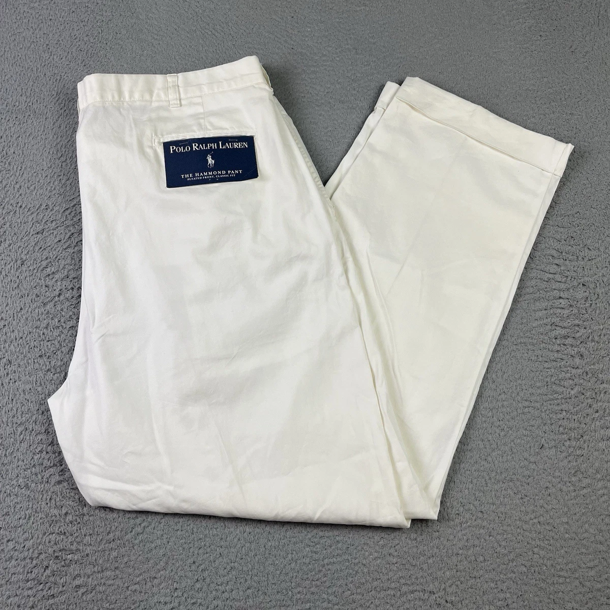 Polo Ralph Lauren Cotton White Pants for Men for sale | eBay