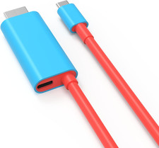 Switch Portable Dock  Usb-C to HDMI TV Adapter for Switch/Switch Oled Blue 