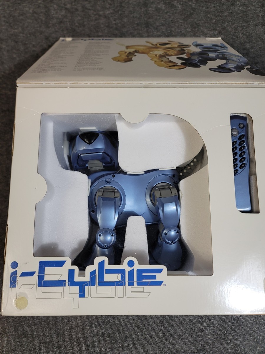 Robot chien bleu i-Cybie RC neuf par Tiger Electronics ~ vintage 2001
