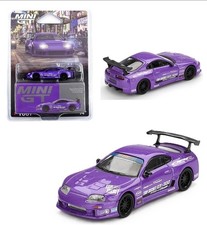 Mini GT 1:64 Toyota Supra (A80) Top Secret GT-300 Top Secret Purple #1067