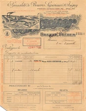 1920 SUPERIOR BUTTER D ISIGNY BRETEL FRERES A VALOGNES