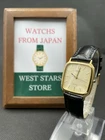 [Very good] Vintage SEIKO Dolce 9521-5220 Gold Quartz Men's Watch JAPAN