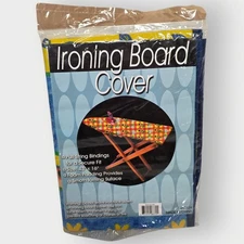 Vintage Ironing Board Cover Pad Blue Tropical Summer NEW OLD STOCK NOS 