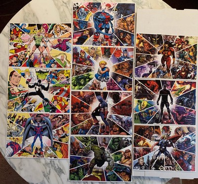Marvel Universe 2011 Base Card Set 90 Cards Puzzle Sets Rittenhouse Archives