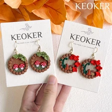 Fall and Halloween Polymer Clay Cutters - 11 Shapes for Jewelry and Earrings,...