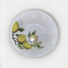 EFFETTI CERAMIC LEMONS CITE DES CITRONS SERVING BOWL - ITALY - Yellow Kitchen
