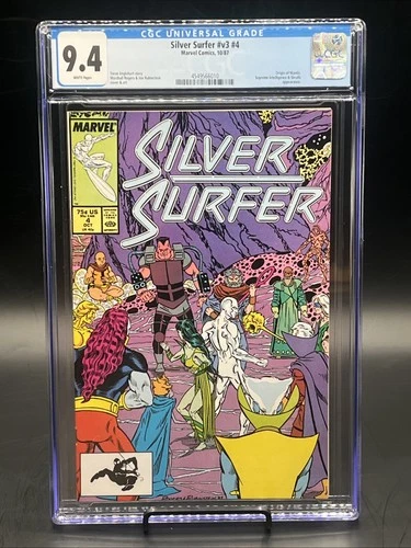 Silver Surfer #4 (Marvel Comics October 1987) CGC Graded 9.4 White Pages