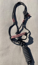 Rope Halter  Attached Lead Rope in Average Horse Size COLORS: GRAY MAROON BEIGE