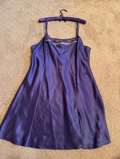 Vintage Delicates Purple Slip Dress With Matching Hanger Women  s Large