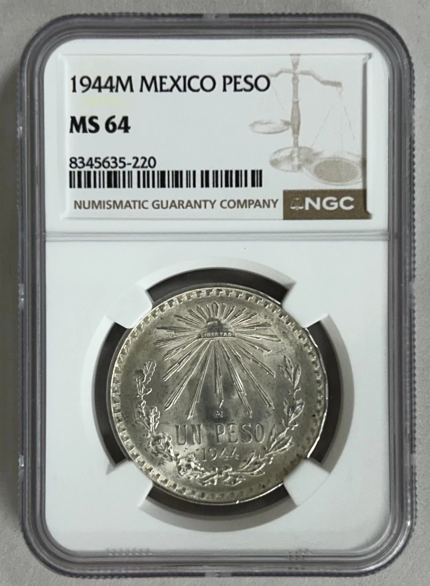 1 Peso 1944 Year Silver Mexican Coins (1905-Now) for sale | eBay