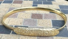 Vintage Accessocraft NYC Gold Tone 26-32 Inch Stretch Belt Chic  Classy