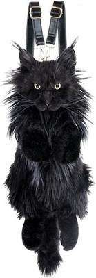 Chongker Cat Shaped Backpack - Handcrafted Stuffed Animals Bag