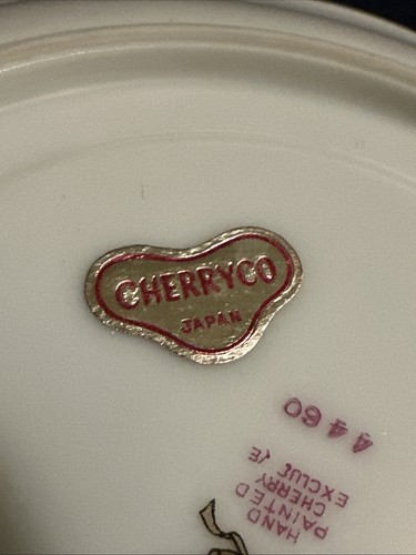 Vintage Chubu China Cup & Saucer Hand Painted Cherry Co. Delicate Dogwood Design - Picture 4 of 10