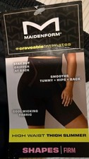 Maidenform High Waist Thigh Slimmer Firm Shape Size Large