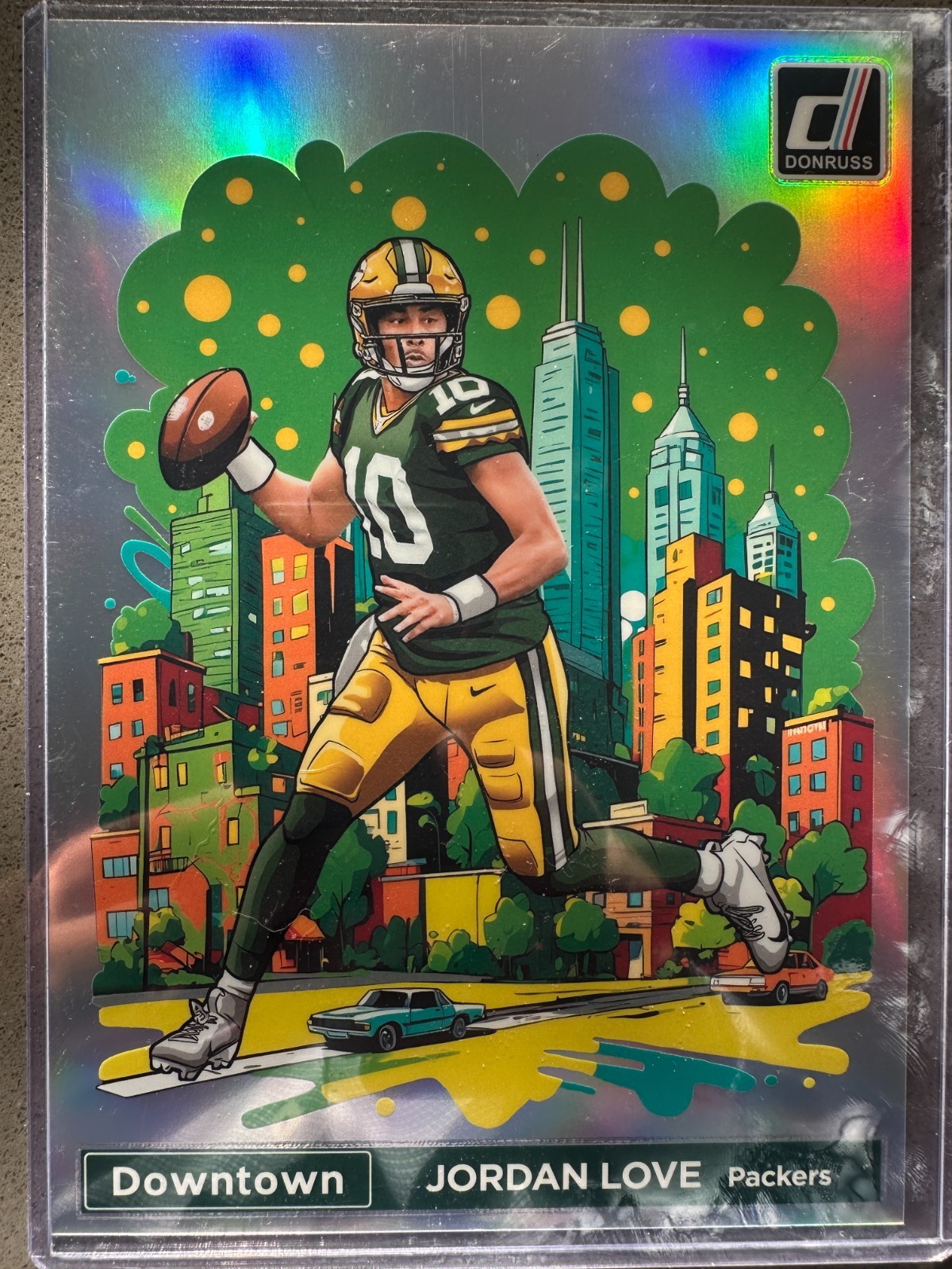 2024 Panini Donruss - Downtown! Jordan Love #5 Oversized
