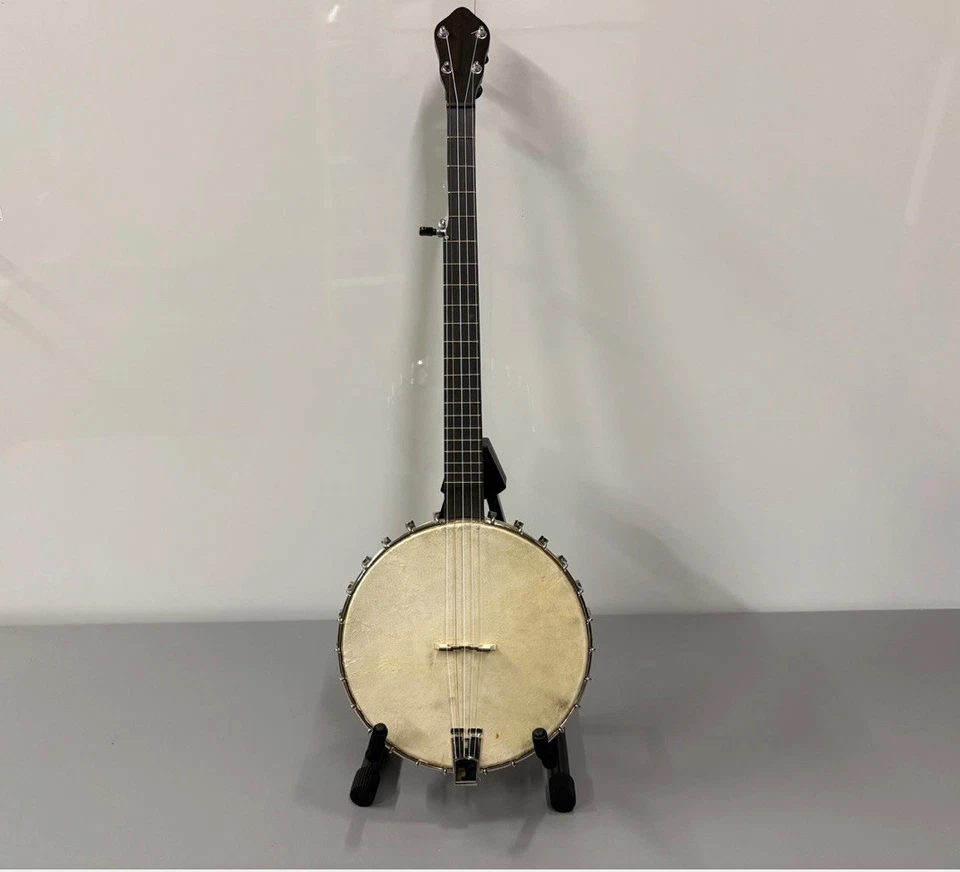 Hand Crafted Walnut Banjo, Natural Drumhead, Brand New Case Included - Image 2 of 4