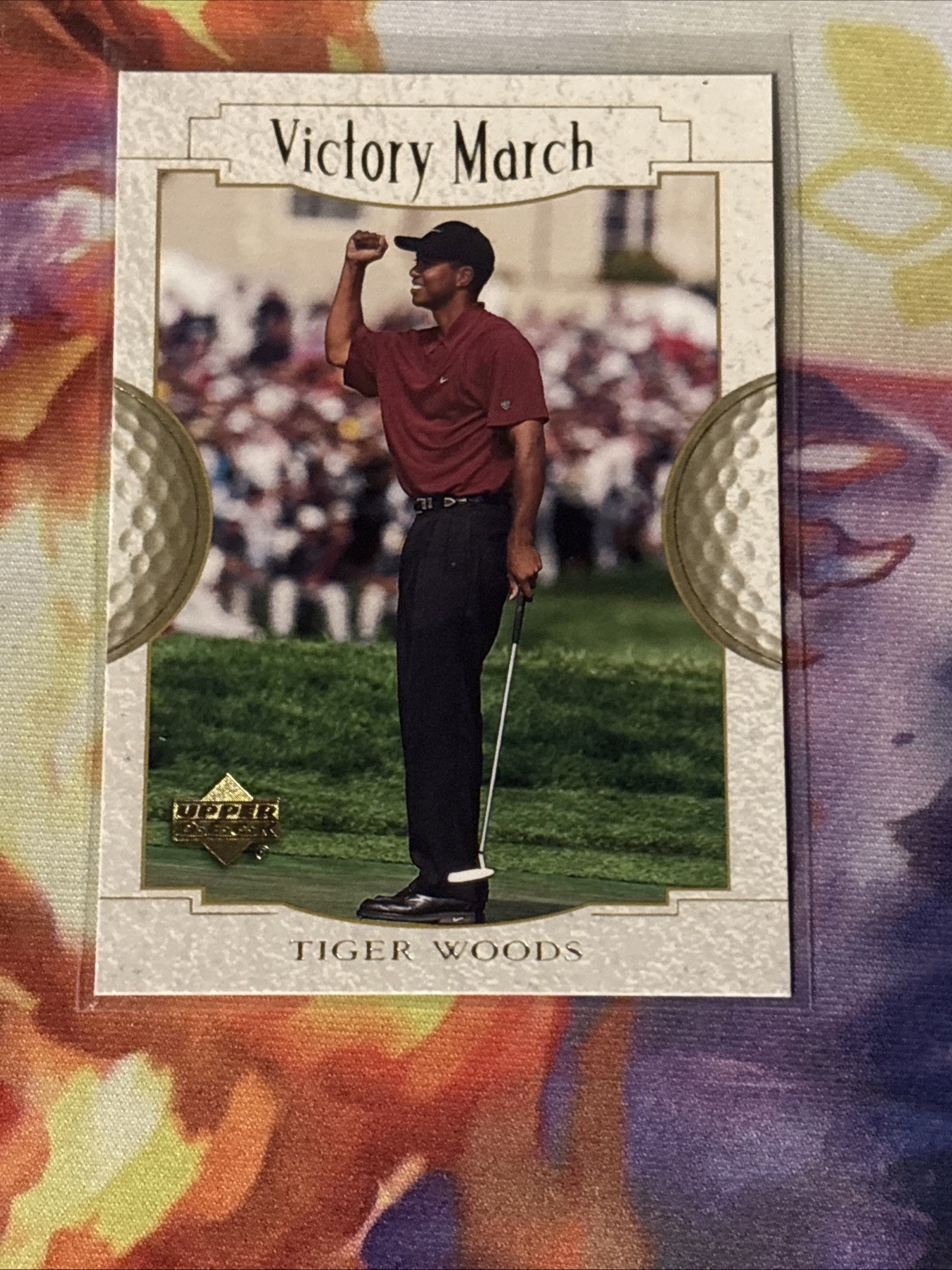 2001 Upper Deck - Tiger Woods (RC) - Victory March #151 - USPGA