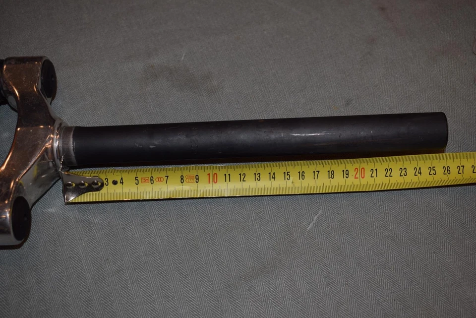 SR SUNTOUR mtb fork 26'' 1'' threadless 255 mm vintage 80mm traveler orange NOS - Image 3 of 4