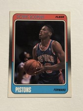 1988-89 Fleer - Dennis Rodman #43 (RC) Pistons Bulls HOF