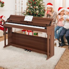 Glarry 88 Key Full Weighted Digital Electric Piano,Headphone,3 Pedals,Stand