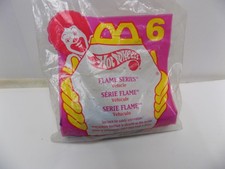 VINTAGE 1995 McDONALD'S HAPPY MEAL TOY - HOT WHEELS - FLAME SERIES 6 - NIP
