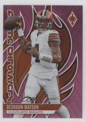 2023 Panini Phoenix Flame Throwers Pink 160/175 Deshaun Watson #FLA-19 15qg