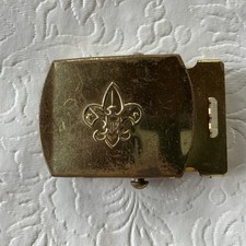 Boy Scouts of America Solid Brass Belt Buckle Circa 62-74