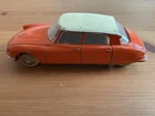 Original Vintage Dinky Toys 243 Citroen DS 19 Orange and Crème - Very Good