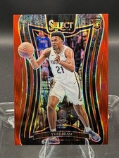 Yves Missi Mezzanine Level RED FLASH Prizm 43/299 2024-25 Panini Select Pelicans