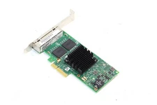 Intel I350-T4 Quat-Port Gigabit PCIe Network Adapter P/N: I350T4V2BLK Tested