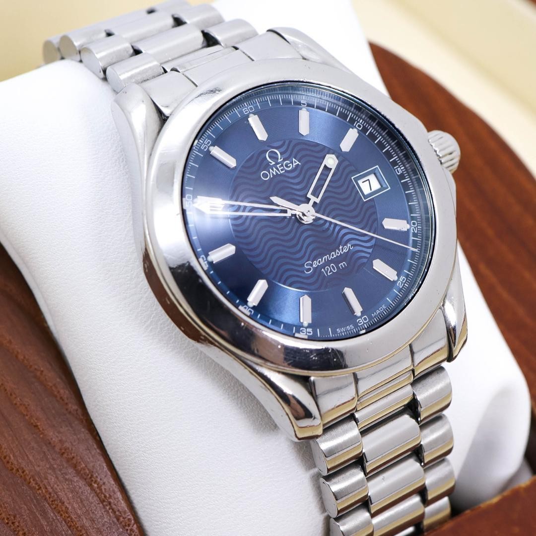Omega Seamaster Date Blue Wave 3839