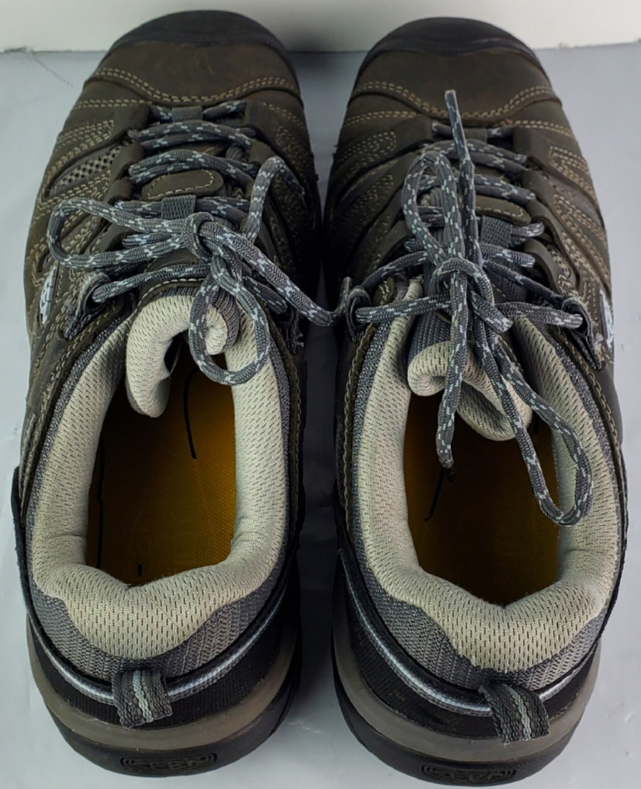 Scarpe antinfortunistiche Keen donna Flint II grigie sneakers da lavoro EH misura 9W larghe usate in ottime condizioni