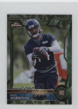 2015 Topps Chrome Mini Rookies STS Camo Refractor 61/99 Levi Norwood #189 0o9