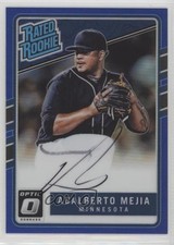 2017 Panini Donruss Optic Blue Prizm 46/75 Adalberto Mejia #RRS-AM Auto z5b